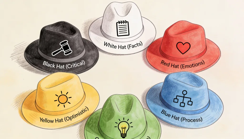Your Meetings Are Killing Your Ideas. Here’s the Cure. (Six Thinking hats)